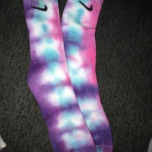 Bundle of Tie dyed Nike socks